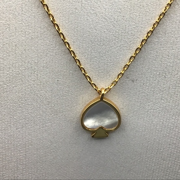 - Kate Spade New York Signature ♠️ Pendant Necklace with Paper Label - Picture 2 of 9